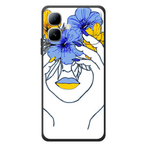 Чохол на Infinix Smart 20 (Український дизайн) – Українка на всю голову