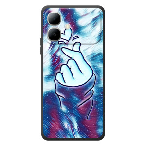 Чохол з принтом для Infinix Smart 20 (AlphaPrint - Знак сердечка)