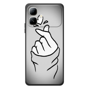 Чохол з принтом для Infinix Smart 20 (AlphaPrint - Знак сердечка)
