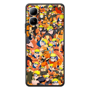 Чохли з принтом НАРУТО на Infinix Smart 20 (Коллаж Наруто)