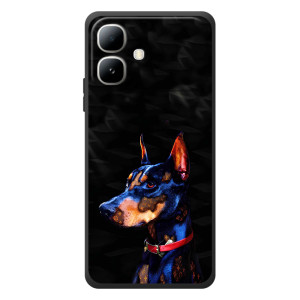 Бампер для Infinix Smart 20 з картинкою "Песики" (Собака Мопсік)
