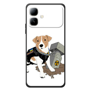 Чохол з принтом Песика Патрон для Infinix Smart 20 – Пес Патрон з ракетою