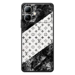 Чохол Стиль Louis Vuitton на Infinix Smart 20 (LV на білому)