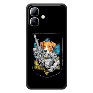 Чохол з принтом для Infinix Smart 20 (Патрон Воїн)