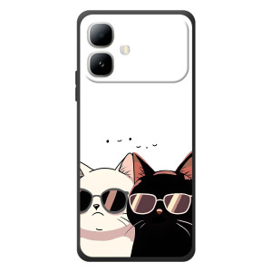 Чохол з малюнком кіт на Infinix Smart 20