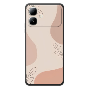 Чохол квітковий дизайн для Infinix Smart 20 – Кориневий фон