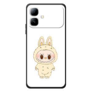 Чохол з принтом Лабубу для Infinix Smart 20 – Бежевий Лабубу
