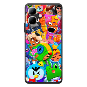 Силіконовый Чохол на Infinix Smart 20 з картинкою Brawl Stars