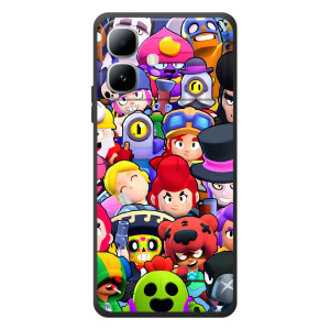 Силіконовый Чохол на Infinix Smart 20 з картинкою Brawl Stars – Персонажі