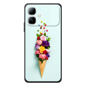Чохли з тематикою "КВІТИ" на Infinix Smart 20 (Квітка-морозиво)