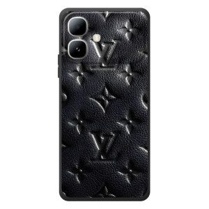 Текстурний Чохол Louis Vuitton для Інфінікс Смарт 20 (Чорний ЛВ)