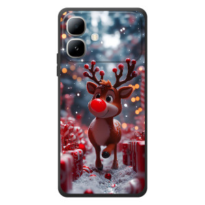 Яскравий чохол для Infinix Smart 20 з Зимові Оленята