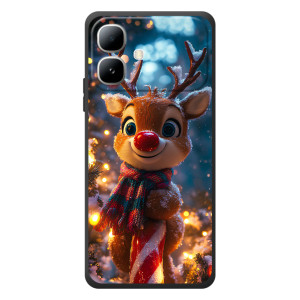 Яскравий чохол для Infinix Smart 20 з Зимові Оленята