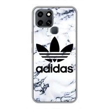 Чохли Адидас для Infinix Smart 6 (AlphaPrint) (Адідас на мраморі)