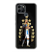Чехлы для Infinix Smart 6 (Leo чемпион) (AlphaPrint) (Месси Король)