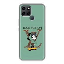 Чехлы Луи Витон для Infinix Smart 6 (AlphaPrint - LOUIS VUITTON) (Микки Маус LV)