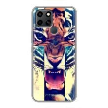 Чохли з зображенням різних тварин на Infinix Smart 6 (Яскравий Тигр)