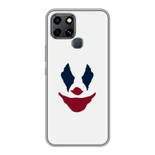Чехлы с картинкой Джокера на Infinix Smart 6 (Лицо Джокера)