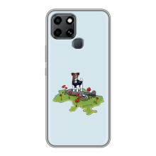 Чехлы с картинкой собаки Патрон для Infinix Smart 6 (AlphaPrint) (Сапер Пес)