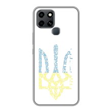 Чехлы для Infinix Smart 6  Укр. Символика (AlphaPrint) (Герб из букв)