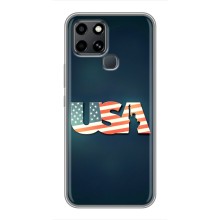 Чохол Прапор USA для Infinix Smart 6 – USA