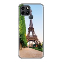Чехол Эйфелева Башня для Infinix Smart 6 - (AlphaPrint) (Дорога в Париж)