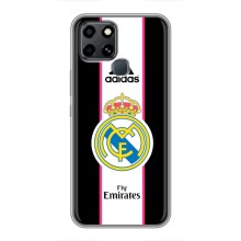 Чехол для Infinix Smart 6 с принтом (Лого Real Madrid)