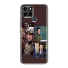Чохол для Infinix Smart 6 (AlphaPrint - с принтом Зеленського)