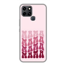 Чехлы на день мамы для Инфиникс Смарт 6 – Надпись мама
