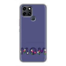 Чехлы для мамы на Infinix Smart 6 (Мама в цветах)