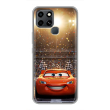 Чохол з принтом Маквін для Infinix Smart 6 – Червоний маквін