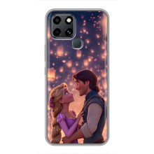 Чехол Рапунцель для Infinix Smart 6 (Принцесса и принц)