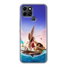 Чехол с мультфильмом Моана Infinix Smart 6 (Моана и Мауи)
