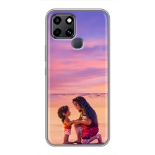 Чехол с мультфильмом Моана Infinix Smart 6 (Моана и Симеа)
