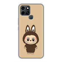 Чохол з Лабубу на Infinix Smart 6 (Коричневий Лабубу)