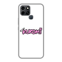 Чехол с персонажем Куроми на Infinix Smart 6 – Лого Куроми