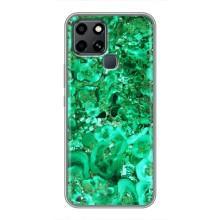 Мраморний чехол на Infinix Smart 6 (VPrint) – Салатовий Мрамор