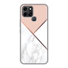 Мраморний чехол на Infinix Smart 6 (VPrint) – Тройний мрамор