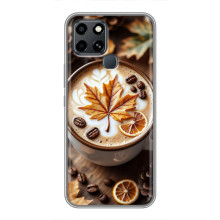 Чохол з унікальним дизайном 'Осінь з кавою' для Infinix Smart 6 – Пряна кава