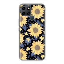 Чехлы с тематикой "ЦВЕТЫ" на Infinix Smart 6 (красивые цветы)