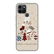 Рождественские Чехлы для Infinix Smart 6 (VPrint) (Merry Christmas)