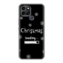 Рождественские, Праздничные Чехлы для Инфиникс Смарт 6 – Christmas loading