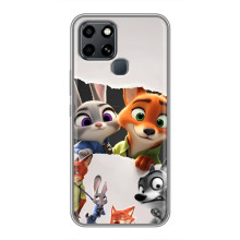 Силіконовий чохол з принтом Зоотрополіс для Infinix Smart 6