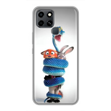 Силіконовий чохол з принтом Зоотрополіс для Infinix Smart 6 – Змія Зоо