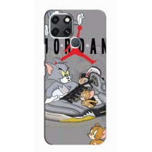 Силиконовый Чехол Nike Air Jordan на Инфиникс Смарт 6 (Air Jordan)