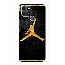 Силиконовый Чехол Nike Air Jordan на Инфиникс Смарт 6 – Джордан 23