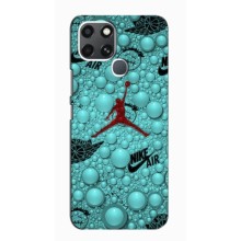 Силиконовый Чехол Nike Air Jordan на Инфиникс Смарт 6 – Джордан Найк