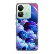 Чохли КОСМОС  на Infinix Smart 7 HD (Сині планети)