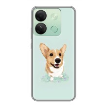 Чехлы с собаками для Infinix Smart 7 HD (VPrint) (Корги)