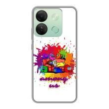 Чехол Амонг Ас для Infinix Smart 7 HD (AlphaPrint) (Яркий АмонгАс)